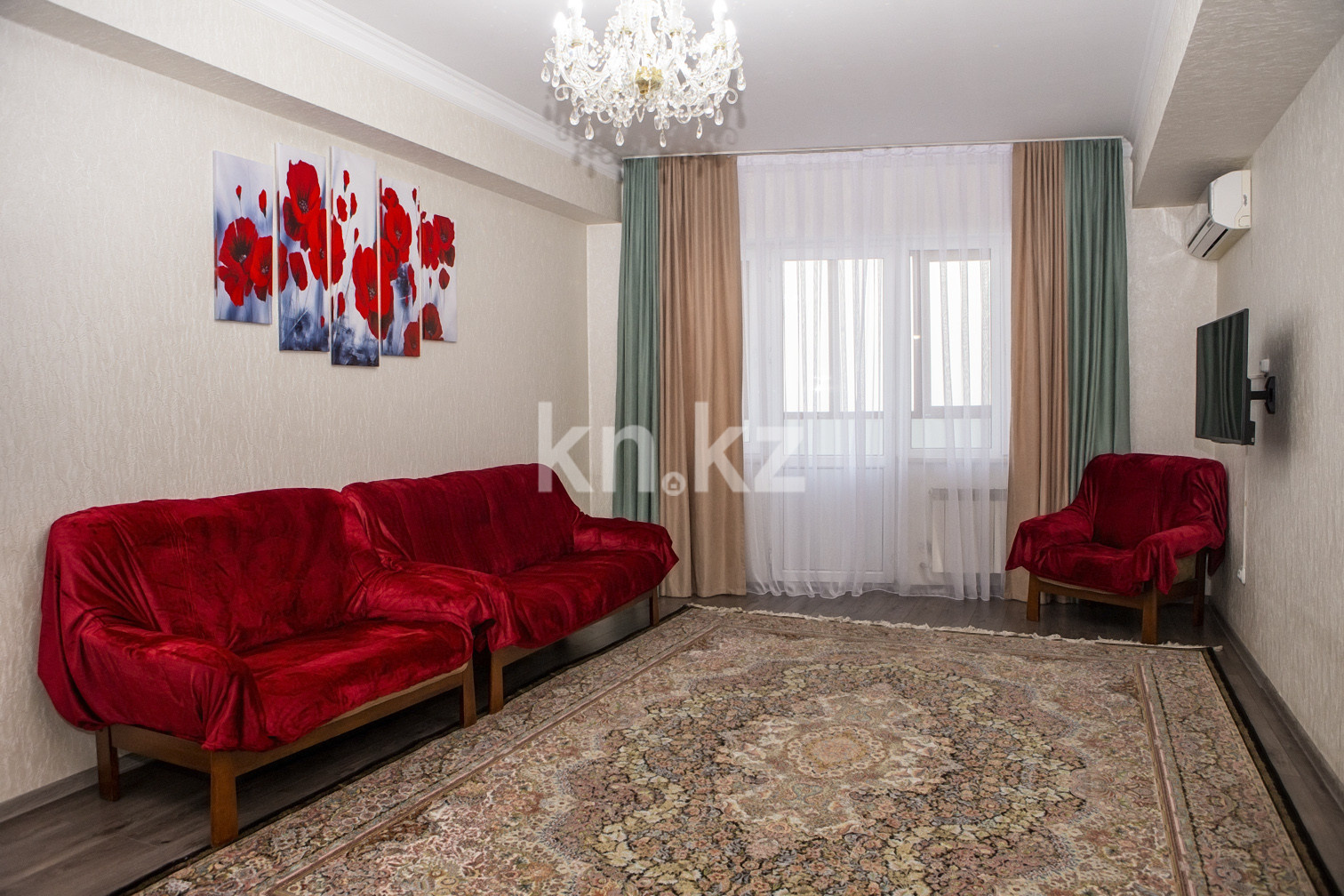 Аренда 3-комнатной квартиры посуточно, 125 м², ул. Радостовца, дом  255 - ул. Утепова - Аренда  трехкомнатных квартир посуточно в Алматы без посредников фото 6 из 17