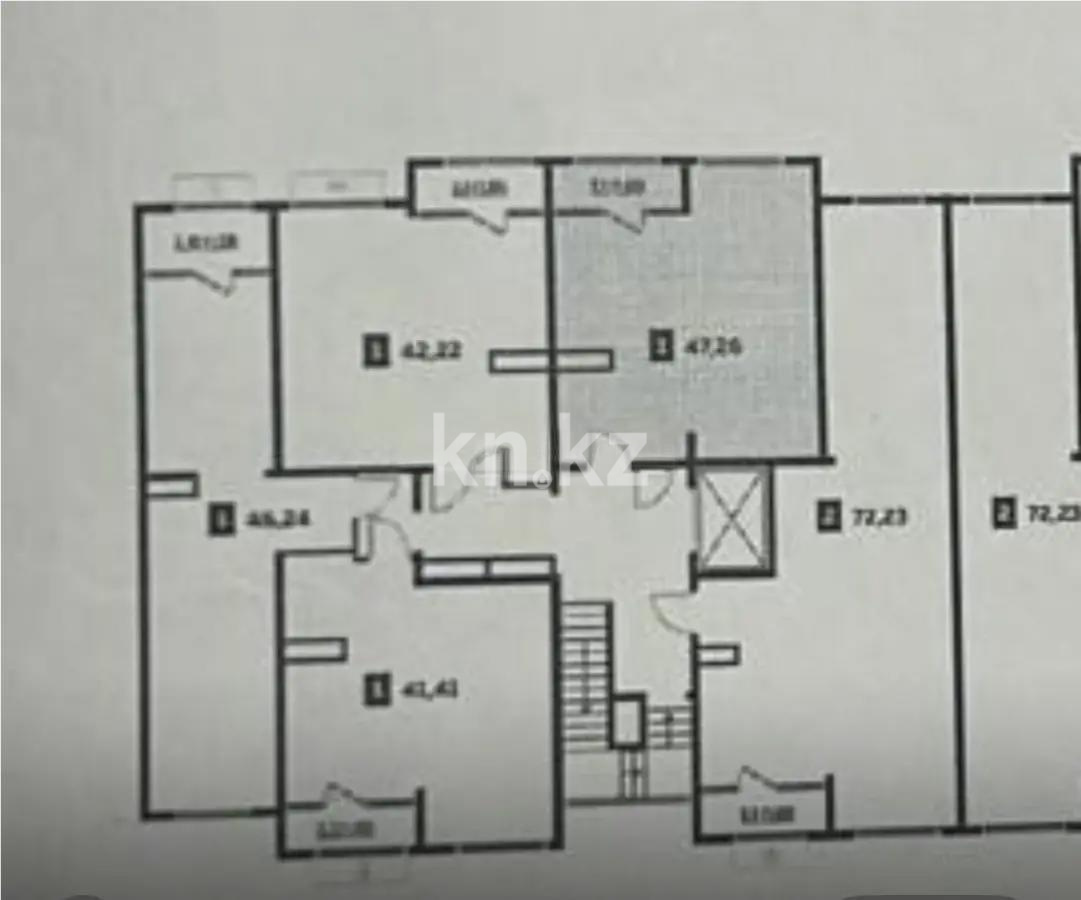 Продажа 1-комнатной квартиры, 47.26 м², мкр-н Кайрат, дом  153/26 - Продажа  однокомнатных квартир в Алматы с фото фото 1 из 1