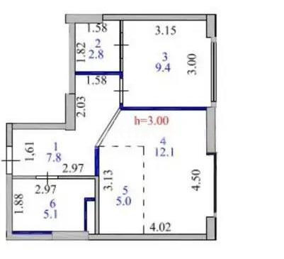 Продажа 2-комнатной квартиры, 42.2 м² - Продажа квартир в Астане с фото - страница 3 фото 5 из 5