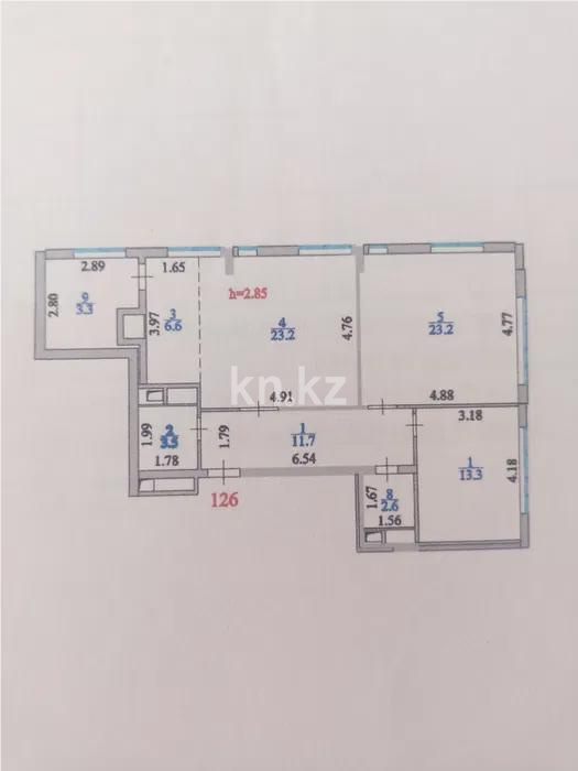 Продажа 3-комнатной квартиры, 84.7 м², ул. Айнакол, дом  66 в Астане - фото 7