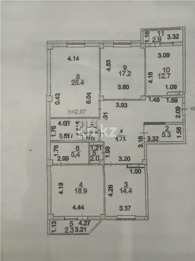 Продажа 4-комнатной квартиры, 140 м² - Продажа четырехкомнатных квартир от собственников в Астане - страница 3 фото 9 из 9