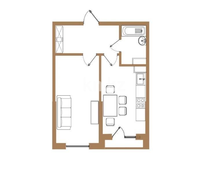 Продажа 1-комнатной квартиры, 41 м² - Продажа квартир в Алматы - страница 112 фото 1 из 1
