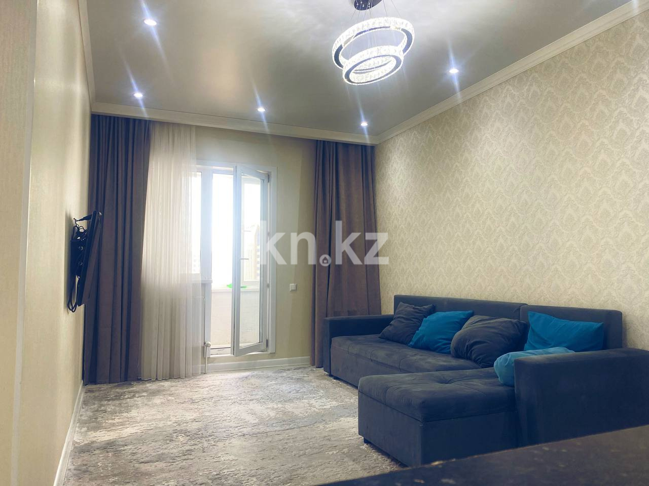 Аренда 2-комнатной квартиры посуточно, 64 м², ул. Куанышбаева, дом  11/3 - ул. Байтурсынова - Аренда квартир посуточно в Астане с фото фото 1 из 14