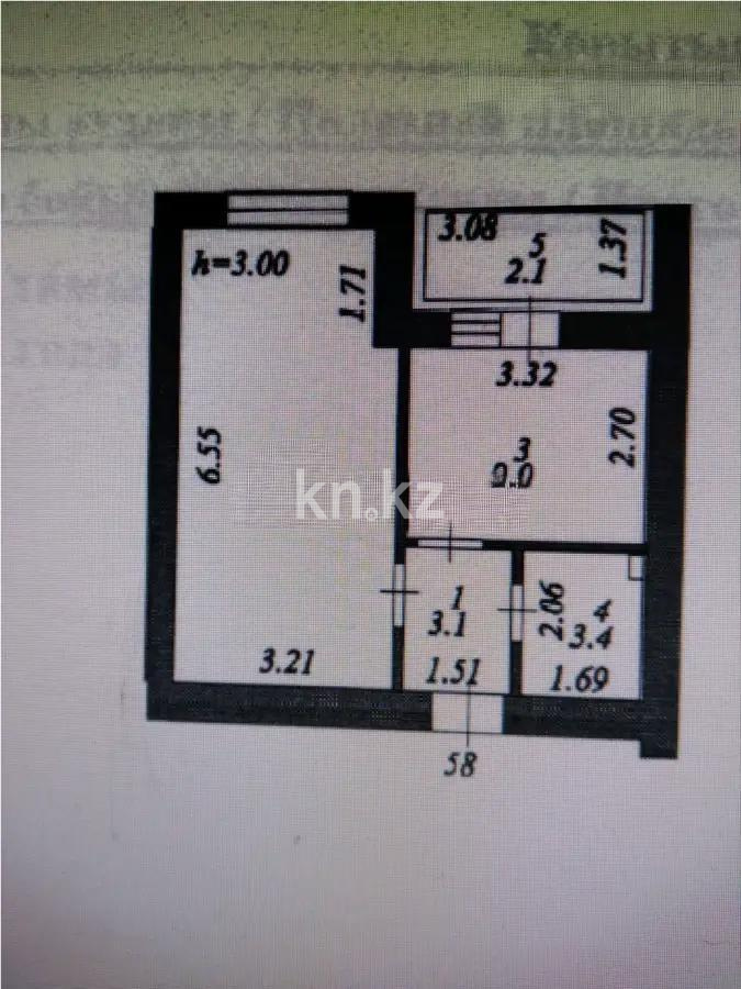 Продажа 1-комнатной квартиры, 38 м² - Продажа однокомнатных квартир в р-не Сарайшык Астаны фото 4 из 4