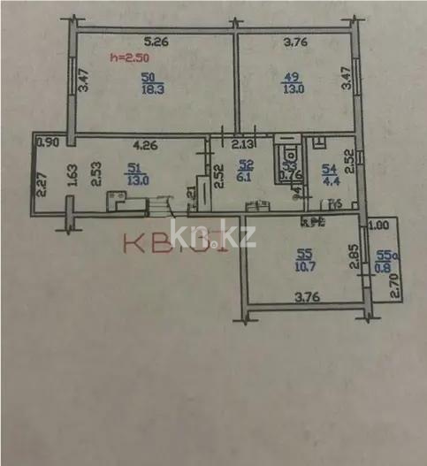 Продажа 3-комнатной квартиры, 67 м² - Продажа квартир в Алматы - страница 118 фото 1 из 1