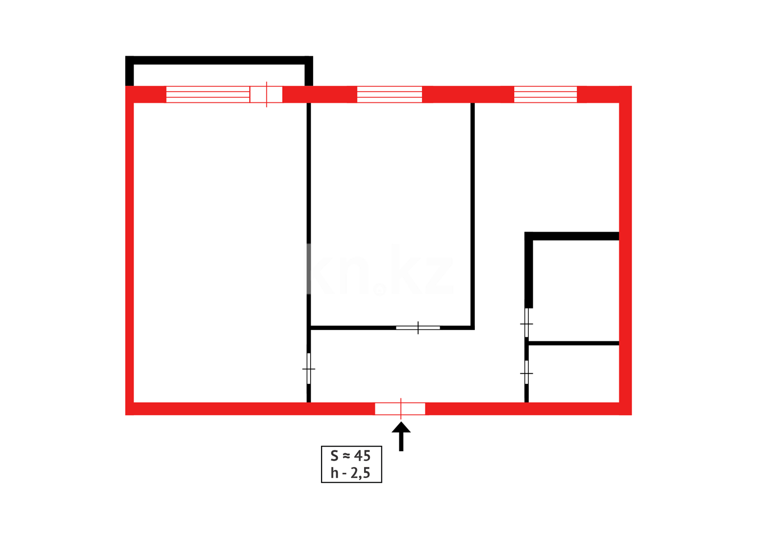 Продажа 2-комнатной квартиры, 44 м² в Абае - фото 5