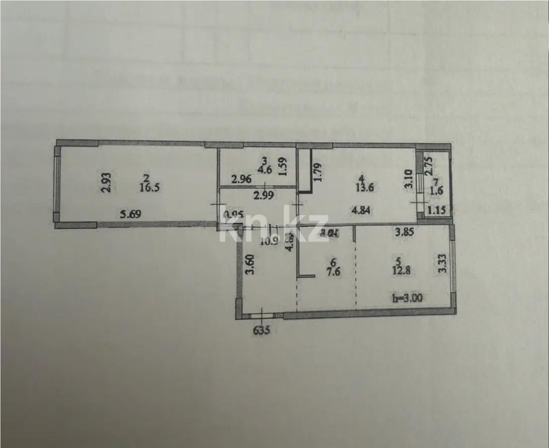 Продажа 3-комнатной квартиры, 68 м², ул. Е-36, дом  4 - Продажа квартир в Астане фото 1 из 1