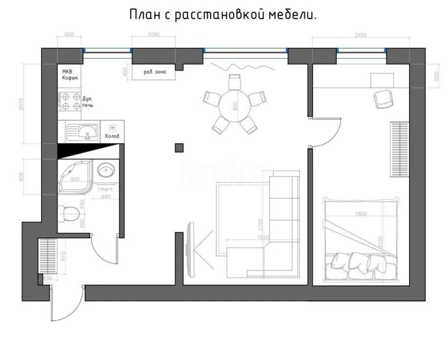 Продажа 1-комнатной квартиры, 45 м², ул. Гоголя, дом  37/2 в Караганде - фото 5