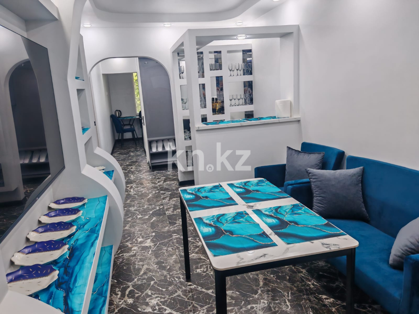 Аренда 3-комнатной квартиры посуточно, 81 м², ул. Брусиловского, дом  249 - Абай п. - Аренда  трехкомнатных квартир посуточно в Алматы фото 3 из 14