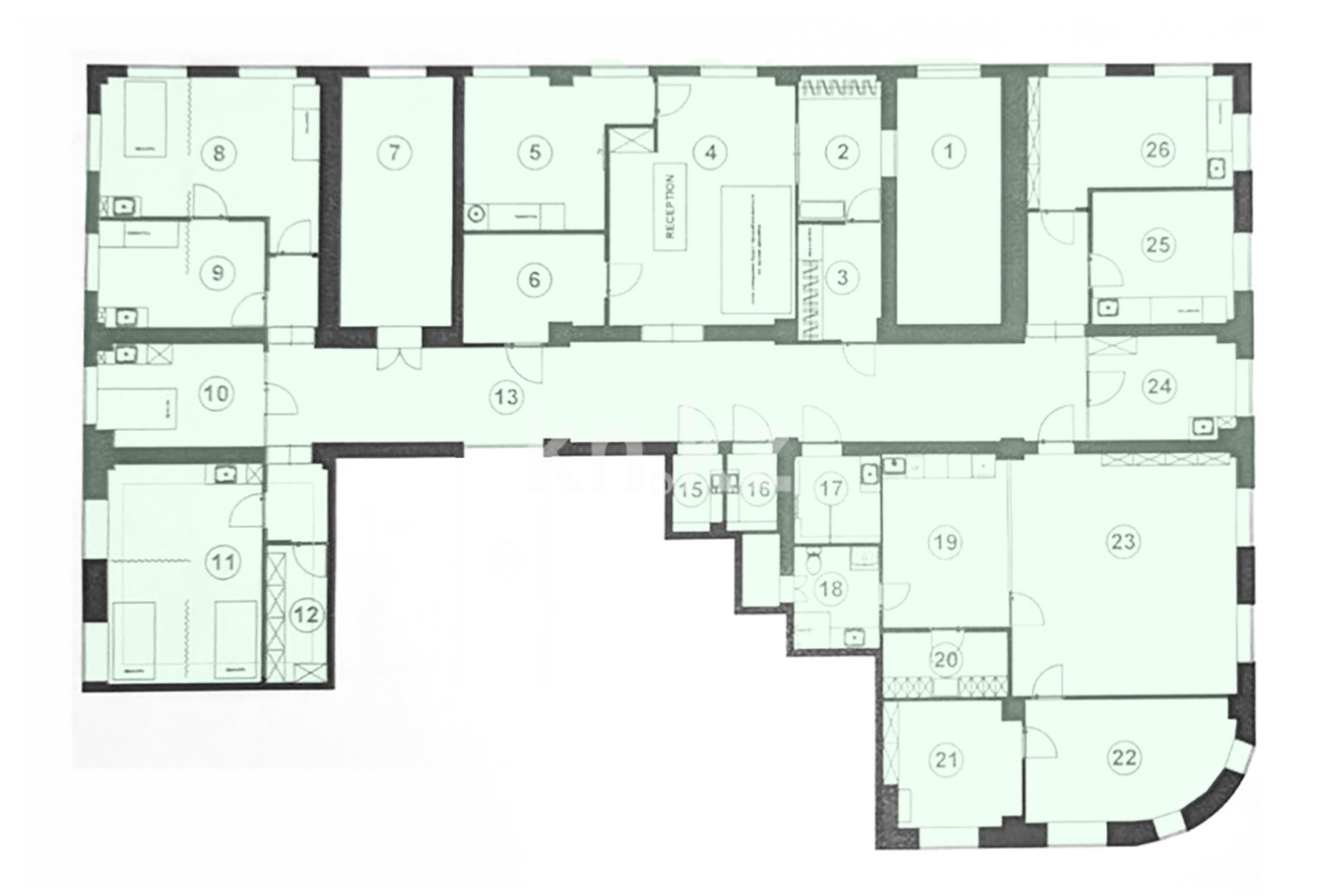 Аренда , ул. Кажымукана, дом  86 - Искендерова - Продажа и аренда недвижимости в Алматы фото 13 из 18