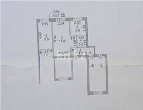 Продажа 2-комнатной квартиры, 43 м² - Продажа квартир в районе Михайловка в Караганде фото 1 из 1