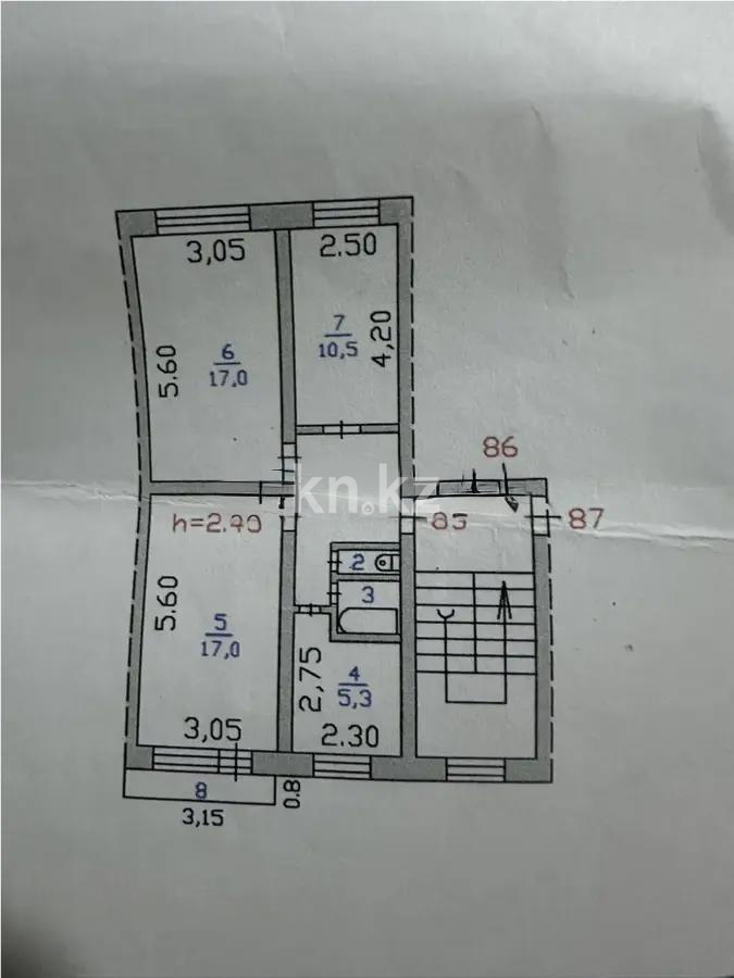 Продажа 3-комнатной квартиры, 61 м² в Абае - фото 7