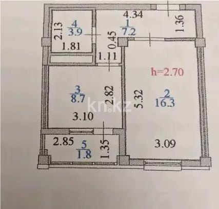 Продажа 1-комнатной квартиры, 38 м² в Астане - фото 5