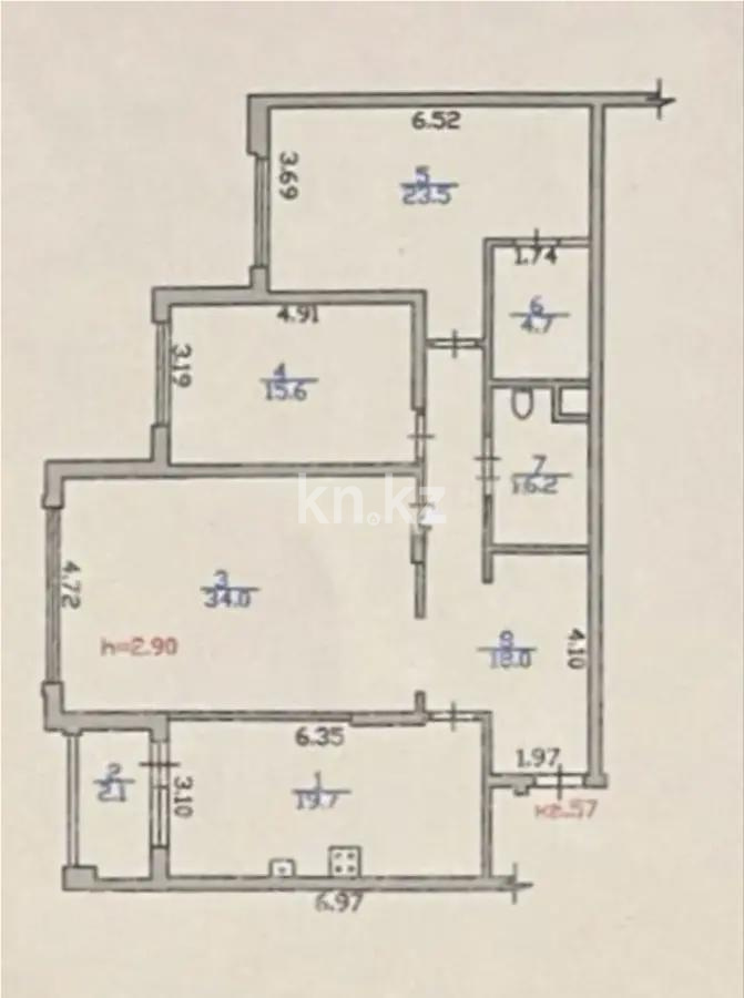 Продажа 3-комнатной квартиры, 124 м² - Продажа квартир в Медеуском р-не Алматы фото 1 из 1