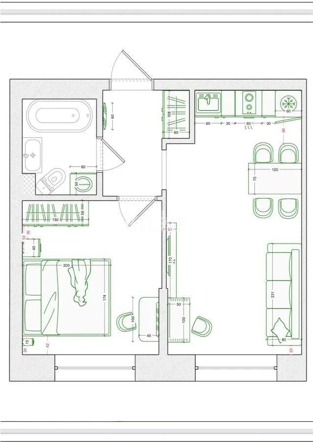 Продажа 2-комнатной квартиры, 36 м² - Продажа квартир в новостройках Астаны с фото - страница 125 фото 3 из 3