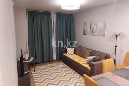 Аренда 1-комнатной квартиры, 41 м², ул. Габдуллина, дом  12/2 - Аренда  однокомнатных квартир помесячно в Астане с фото фото 1 из 3