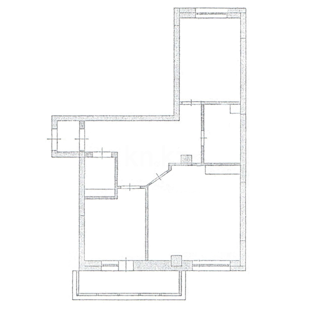 Продажа 2-комнатной квартиры, 62 м², ул. Кордай, дом  77 - пр. Кошкарбаева в Астане - фото 11