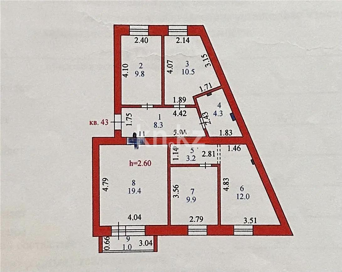 Продажа 4-комнатной квартиры, 78 м² - Продажа четырехкомнатных квартир от собственников в Астане - страница 5 фото 7 из 7