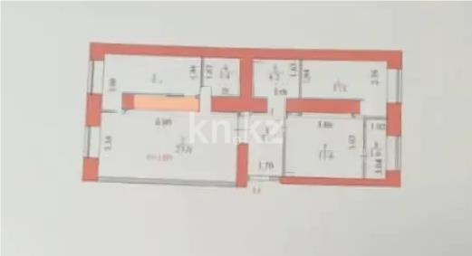Продажа 3-комнатной квартиры, 80.2 м² - Продажа трехкомнатных квартир в р-не Сарайшык Астаны фото 1 из 1