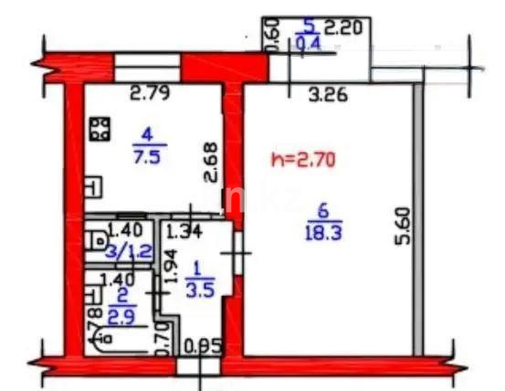 Продажа 1-комнатной квартиры, 33.4 м² - Продажа однокомнатных квартир в Алматы - страница 74 фото 2 из 2