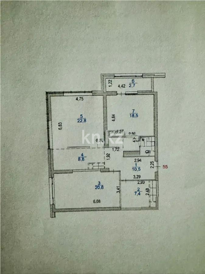 Продажа 3-комнатной квартиры, 95.8 м², пр. Аль-Фараби, дом  41/2 в Алматы - фото 7