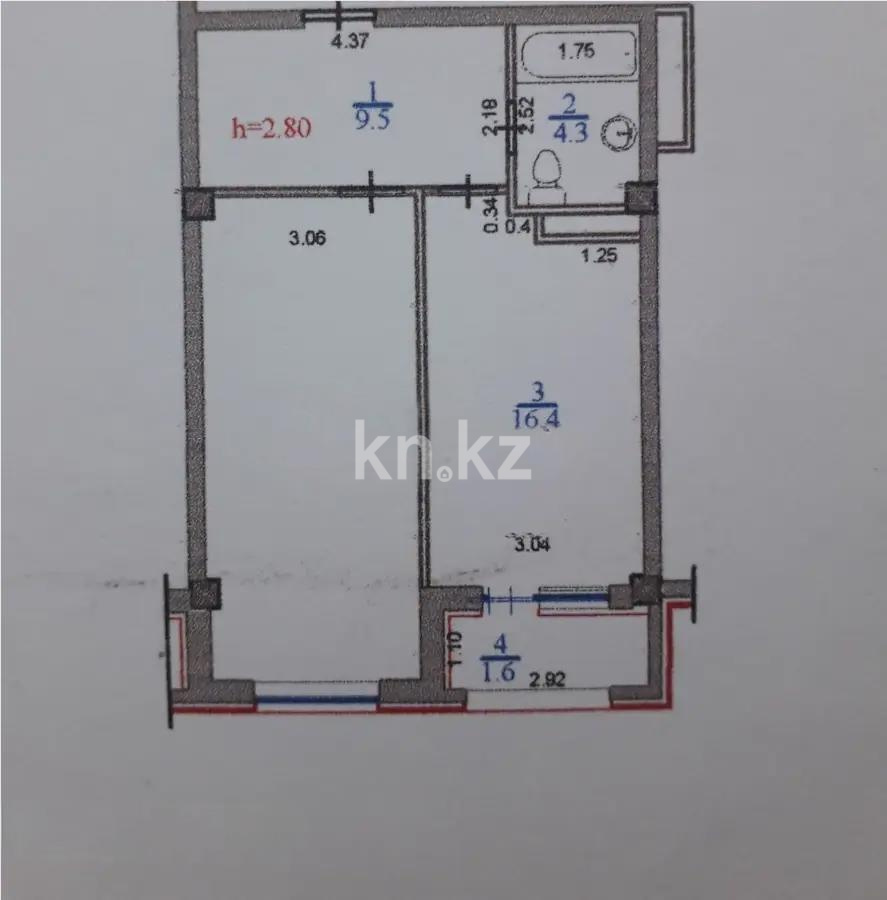 Продажа 2-комнатной квартиры, 54 м² - Продажа двухкомнатных квартир от собственников в Алматы - страница 5 фото 4 из 4