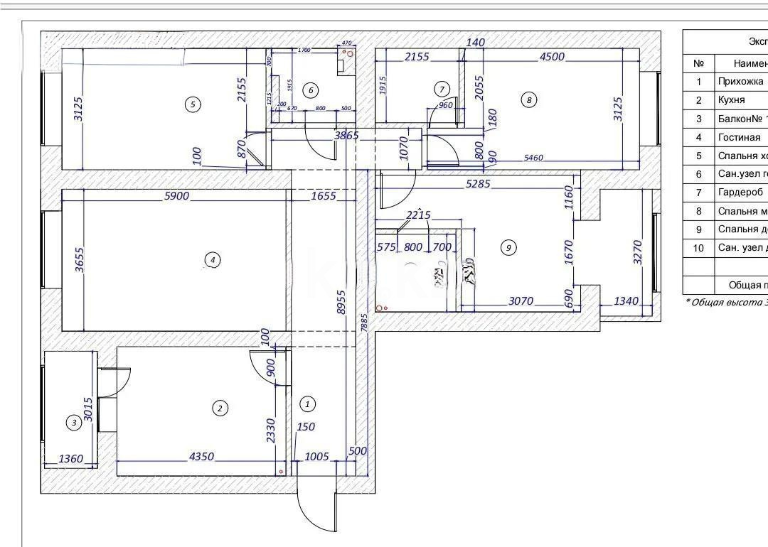 Продажа 4-комнатной квартиры, 120 м² - Недвижимость в Казахстане - страница 3 фото 8 из 8
