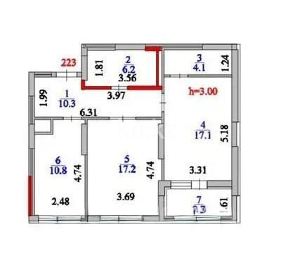 Продажа 2-комнатной квартиры, 68.5 м² - Продажа квартир в Астане - страница 2 фото 1 из 1