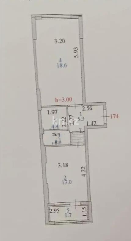 Продажа 2-комнатной квартиры, 45 м² в Астане - фото 4