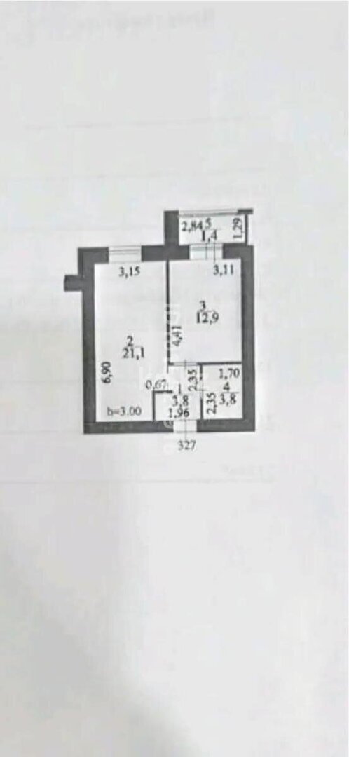 Продажа 1-комнатной квартиры, 43 м² в Астане