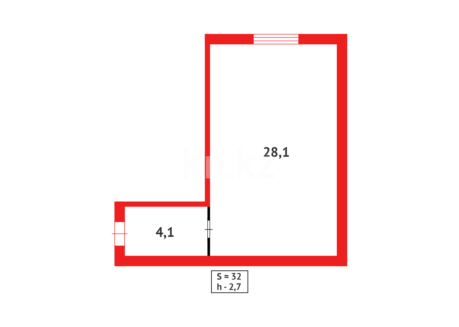 Продажа 1-комнатной квартиры, 32 м² - Продажа однокомнатных квартир в Караганде - страница 7 фото 13 из 13