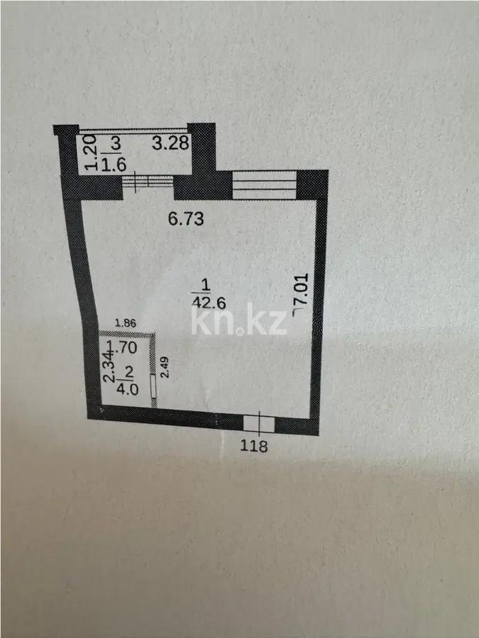 Продажа 2-комнатной квартиры, 48 м², 218 учетный квартал, дом  154 - Продажа квартир в Караганде без посредников с фото фото 1 из 1