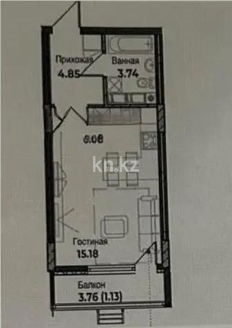 Продажа 1-комнатной квартиры, 33 м² - Продажа недвижимости в Астане - страница 22 фото 2 из 2
