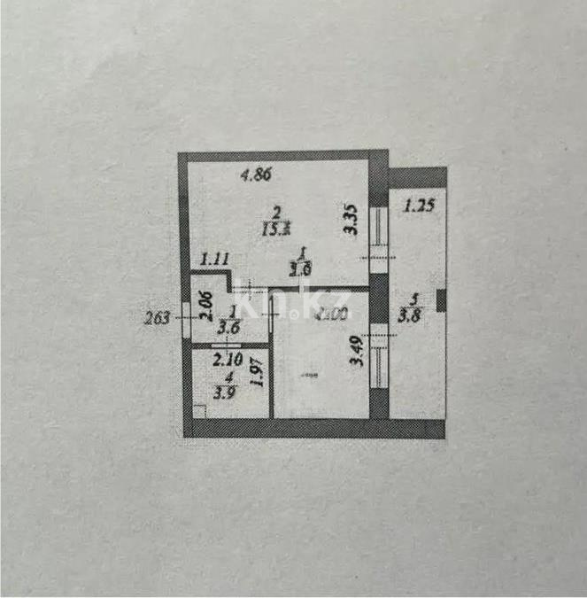 Продажа 1-комнатной квартиры, 35.5 м² - Недвижимость в Казахстане - страница 11 фото 1 из 1