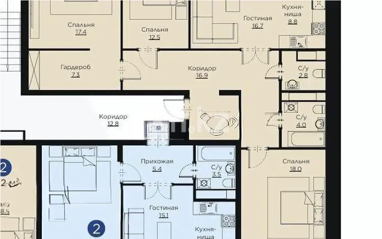 Продажа 4-комнатной квартиры, 110 м² в Астане - фото 3