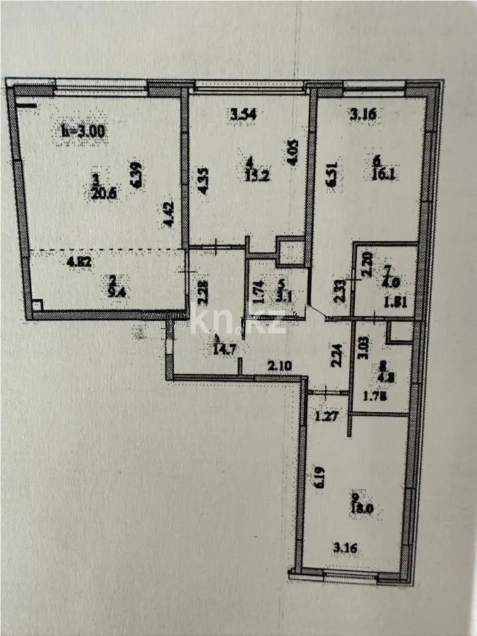Продажа 4-комнатной квартиры, 106 м² в Астане - фото 3