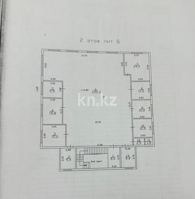 Продажа , 980.6 м², ул. Жамакаева, дом  220 - Продажа зданий в Алматы фото 25 из 27