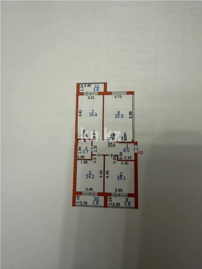 Продажа 3-комнатной квартиры, 87 м² - Продажа недвижимости в Караганде - страница 3 фото 8 из 8