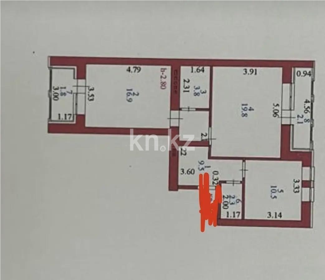 Продажа 2-комнатной квартиры, 70 м² в Астане - фото 6