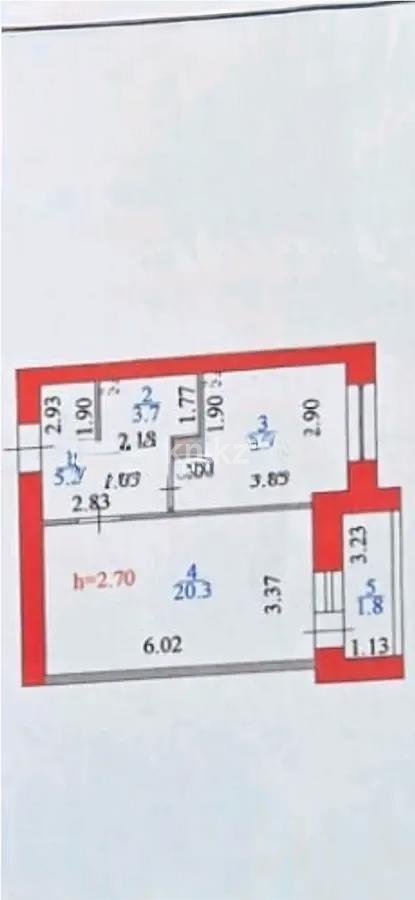 Продажа 1-комнатной квартиры, 40.6 м² в Астане - фото 4
