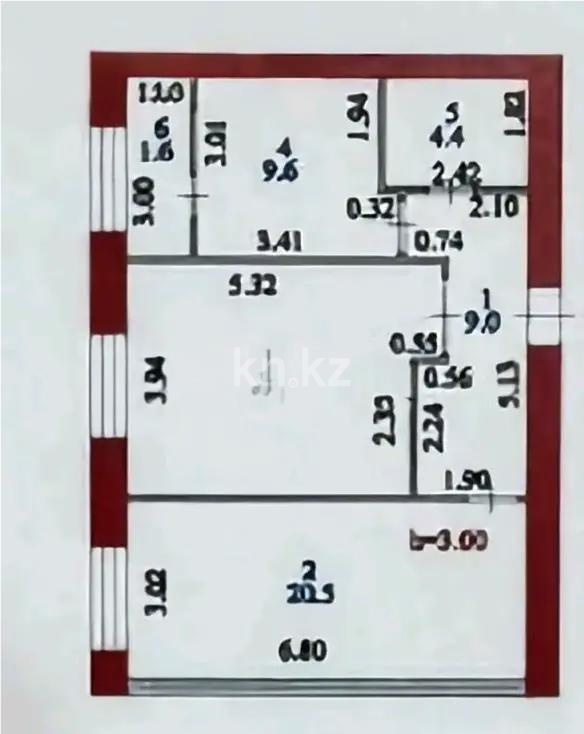 Продажа 2-комнатной квартиры, 65 м² в Астане