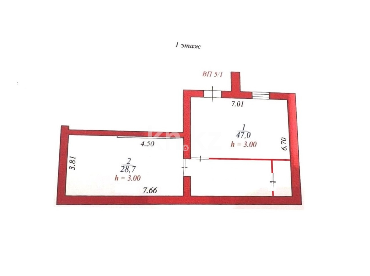 Продажа , 76 м², ул. Косшыгулулы, дом  7 - ул. Серкебаева - Продажа офисных и торговых помещений в Астане с фото фото 2 из 19