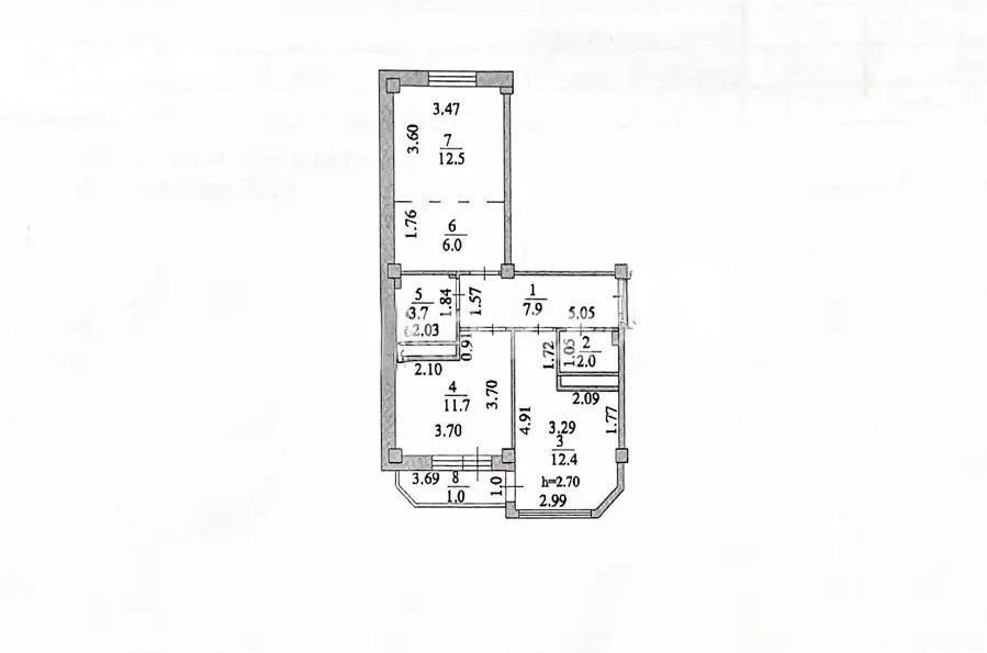 Продажа 3-комнатной квартиры, 60 м², ул. Караменде Би Шакаулы, дом  3 в Астане - фото 7