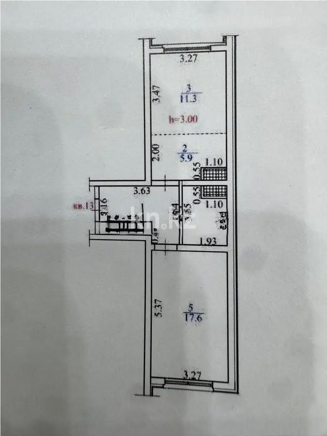 Продажа 2-комнатной квартиры, 47.4 м², пр. Райымбека, дом  174/2 - Продажа квартир в новостройках Алматы без посредников с фото фото 3 из 3