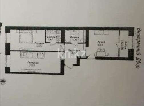 Продажа 2-комнатной квартиры, 73 м² в Астане