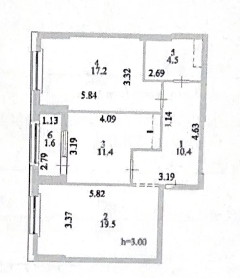 Продажа 2-комнатной квартиры, 64.6 м² в Астане - фото 4