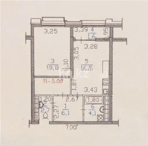 Продажа 1-комнатной квартиры, 51 м², пр. Абая, дом  118 - Продажа квартир в Алматы фото 2 из 2