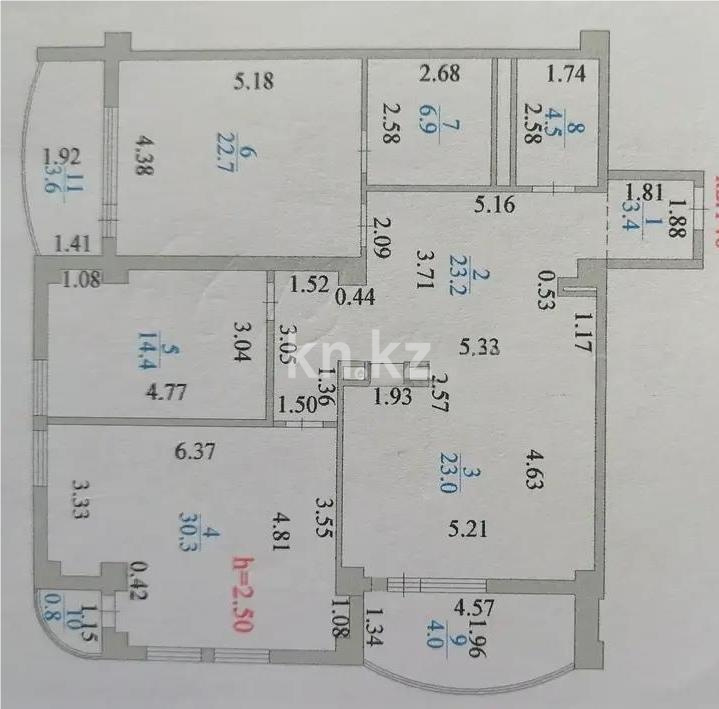 Продажа 4-комнатной квартиры, 136.8 м² - Продажа четырехкомнатных квартир от собственников в Астане фото 7 из 7