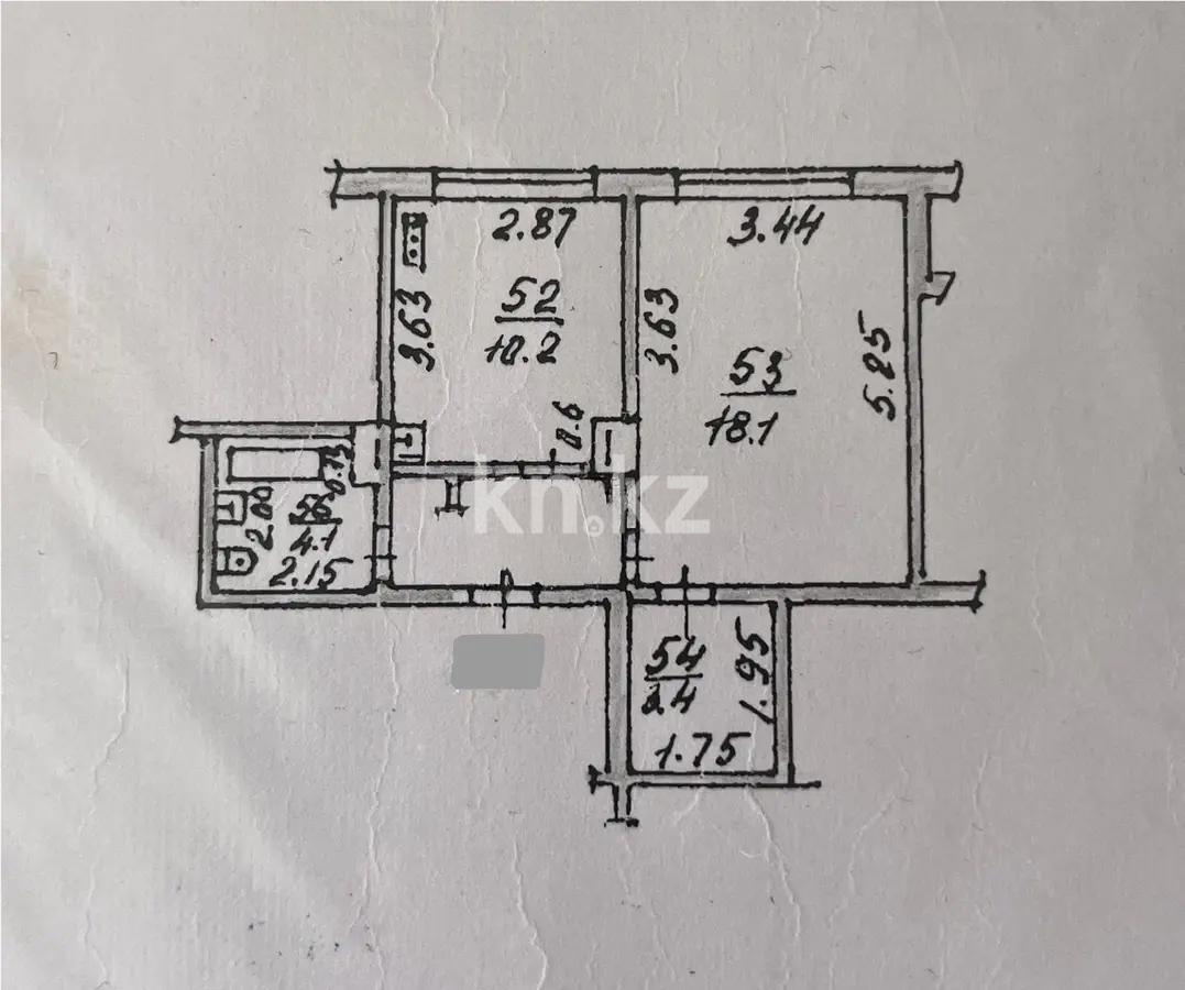 Продажа 1-комнатной квартиры, 40.4 м² - Продажа однокомнатных квартир в Алматы - страница 19 фото 4 из 4