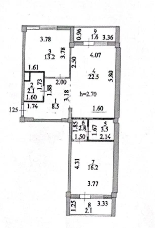Продажа 2-комнатной квартиры, 72.5 м², ул. Нуршайыкова, дом  6/1 - Продажа  двухкомнатных квартир в новостройках Астаны без посредников фото 1 из 1